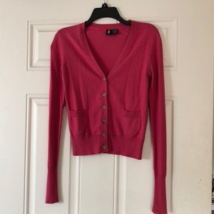 Fuchsia short cardigan
